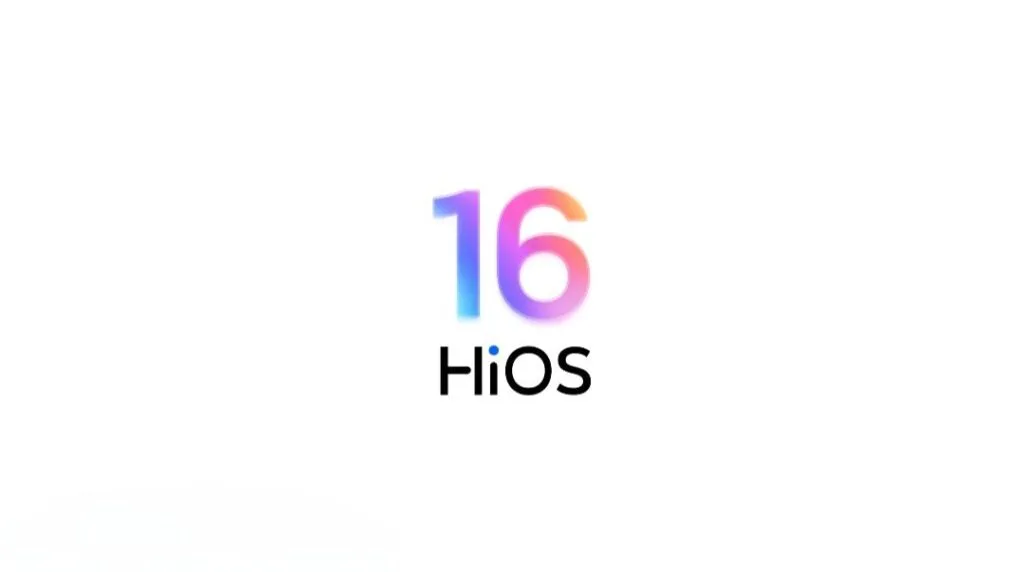 TECNO details HiOS 16 Rollout Schedule, Starting Q2 2026 1 HiOS 16 logo featuring vibrant gradient numbers and "HiOS" text, signaling the new TECNO mobile operating system update.
