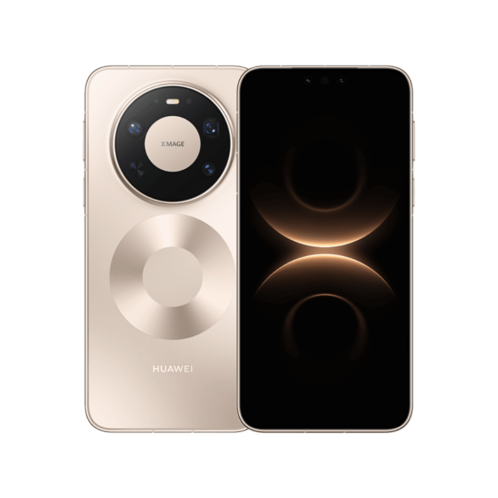 Huawei Mate 80 Pro Max Wind Edition in elegant gold finish showcasing iconic circular camera module with XMAGE branding