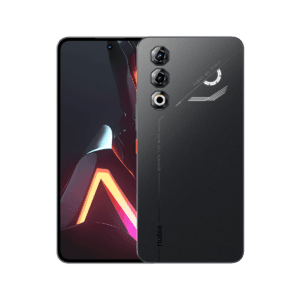 Nubia Neo 5 Pro sleek matte black finish featuring vertical camera setup, glowing LED logo and premium minimalist design