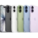 iPhone 18 Expected to Keep Familiar Design, Focus on Performance Gains 4 Apple iPhone 18 lineup displayed in all available color options: Black, White, Green, Blue, and Lavender, showcasing its sleek flat-edged design, dual-camera system, and front display with dynamic island.