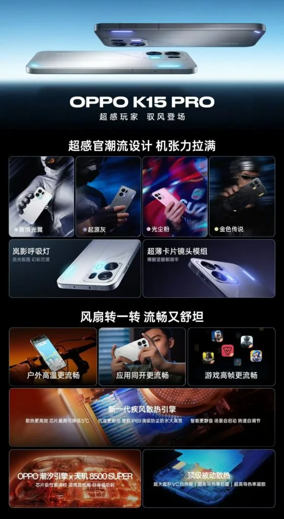 OPPO K15 Pro And K15 Pro+ Launched In China; Prices Start At CNY 2,999