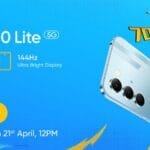 realme Narzo 100 Lite Launched in India; Price Starts at ₹14,999 2 realme Narzo 100 Lite 5G promotional banner highlighting 7000mAh battery, 144Hz display, price starting at ₹12,499, and sale date April 21 at 12PM.