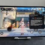 Best Compact Gaming Tablet in the Philippines (2026) 3 Gaming tablet displaying high frame rate gameplay with on-screen controls and graphics settings menu