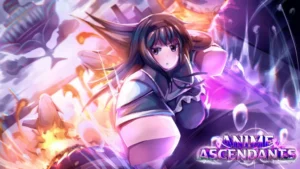 Anime Ascendants Roblox game artwork, character in action