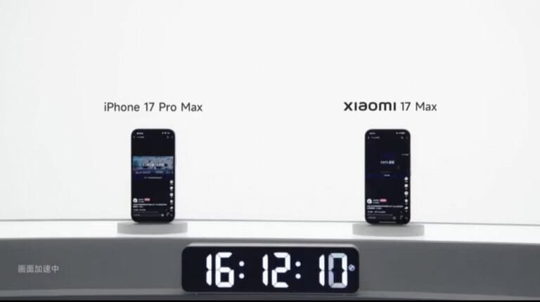 Xiaomi 17 Max Runs Over 33 Hours, Beats Two IPhone 17 Pro Max With ...