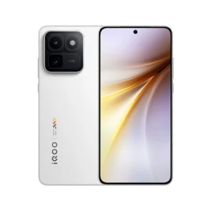 iQOO 15T (White) 1 iQOO 15T white color variant, front and back design
