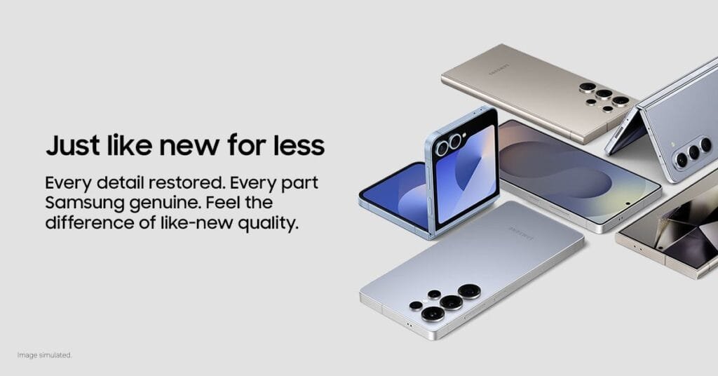 Samsung Launches Certified Re-Newed Program in India With Refurbished Galaxy Phones Samsung refurbished Galaxy phones – just like new for less, genuine Samsung parts, fully restored like-new quality