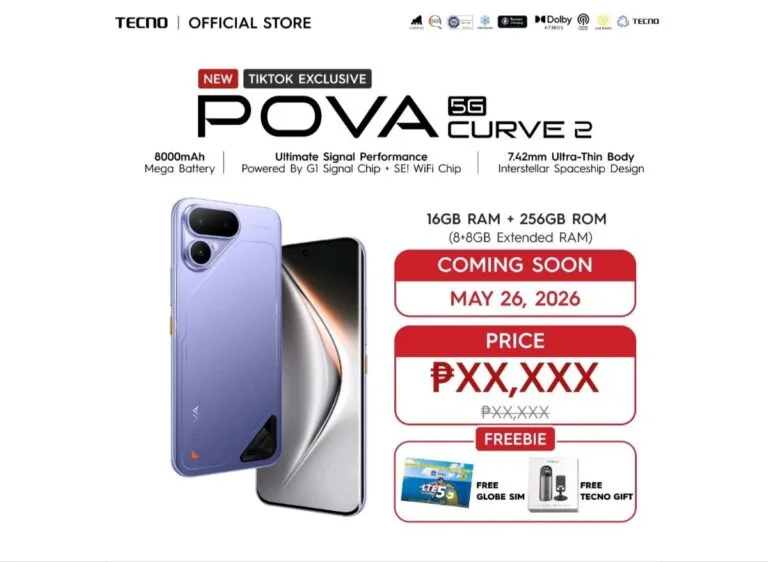 TECNO Pova Curve 2 5G official poster, price, release date and freebies