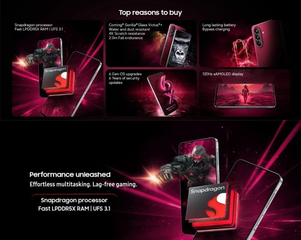 Samsung Galaxy M47 5G Coming to India With Up to 6 Years of OS Upgrades 1 Samsung Galaxy M47 5G key features: Snapdragon processor, 6 years OS updates, 120Hz AMOLED display, Gorilla Glass Victus+