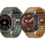 Samsung Galaxy Watch Ultra 2 Launched Globally; Premium Rugged Smartwatch 4 Samsung Galaxy Watch Ultra 2 in green sport and brown leather straps, showing rugged watch faces