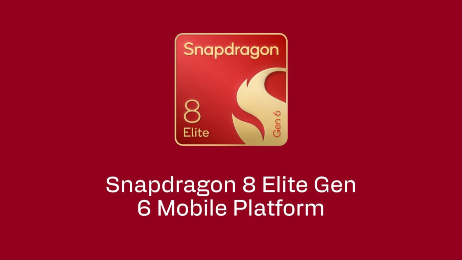 Snapdragon 8 Elite Gen 6 Launched: 2nm Chip, 5GHz CPU and Major AI & Gaming Upgrades Snapdragon 8 Elite Gen 6 official logo on deep red background, labeled Snapdragon 8 Elite Gen 6 Mobile Platform