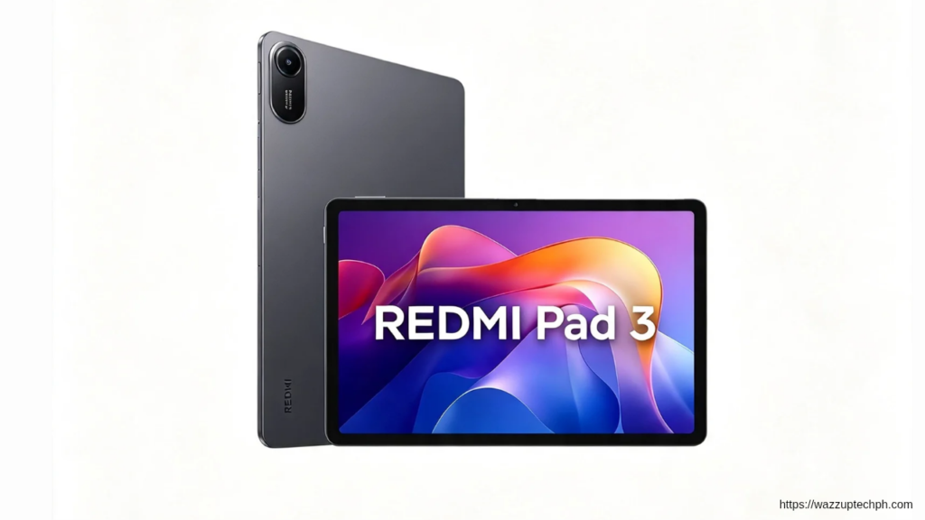 Redmi Pad 3 Surfaces on TDRA Certification in UAE Redmi Pad 3 front and rear view in gray finish showing display with REDMI Pad 3 branding and rear camera module